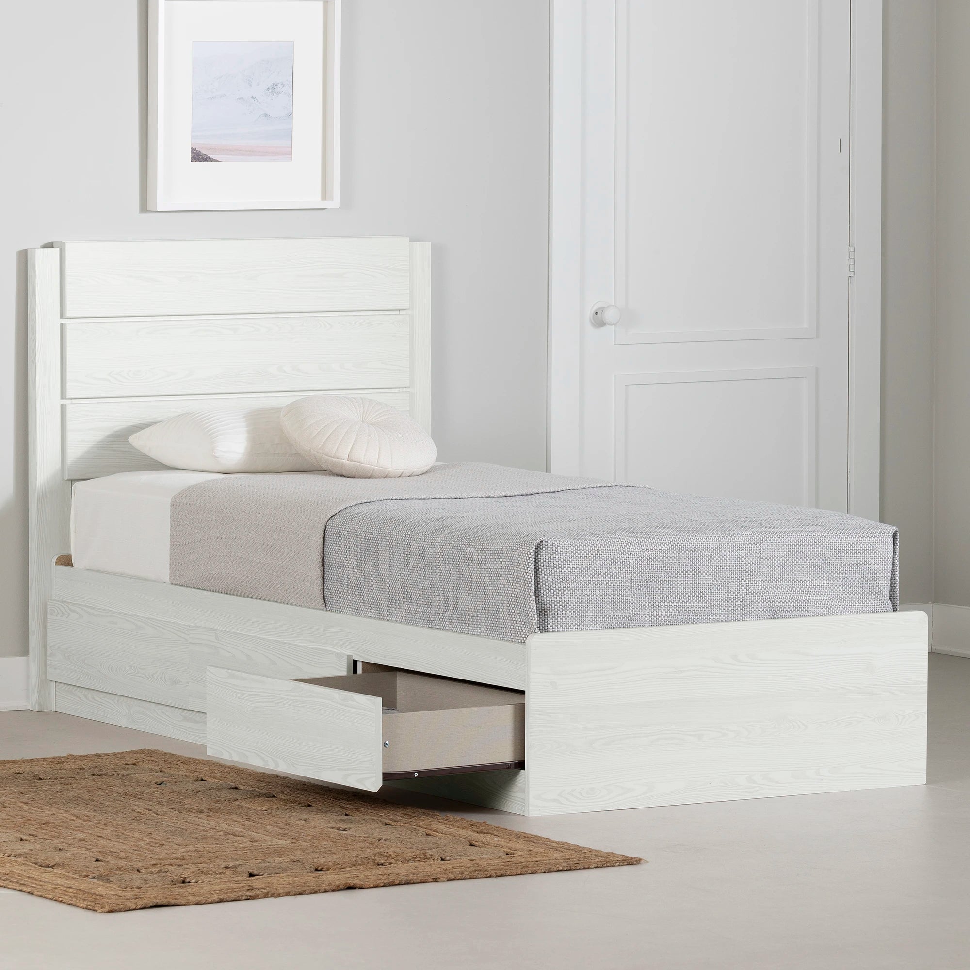 Mates Bed with 3 Drawers and Headboard Set - Arlen