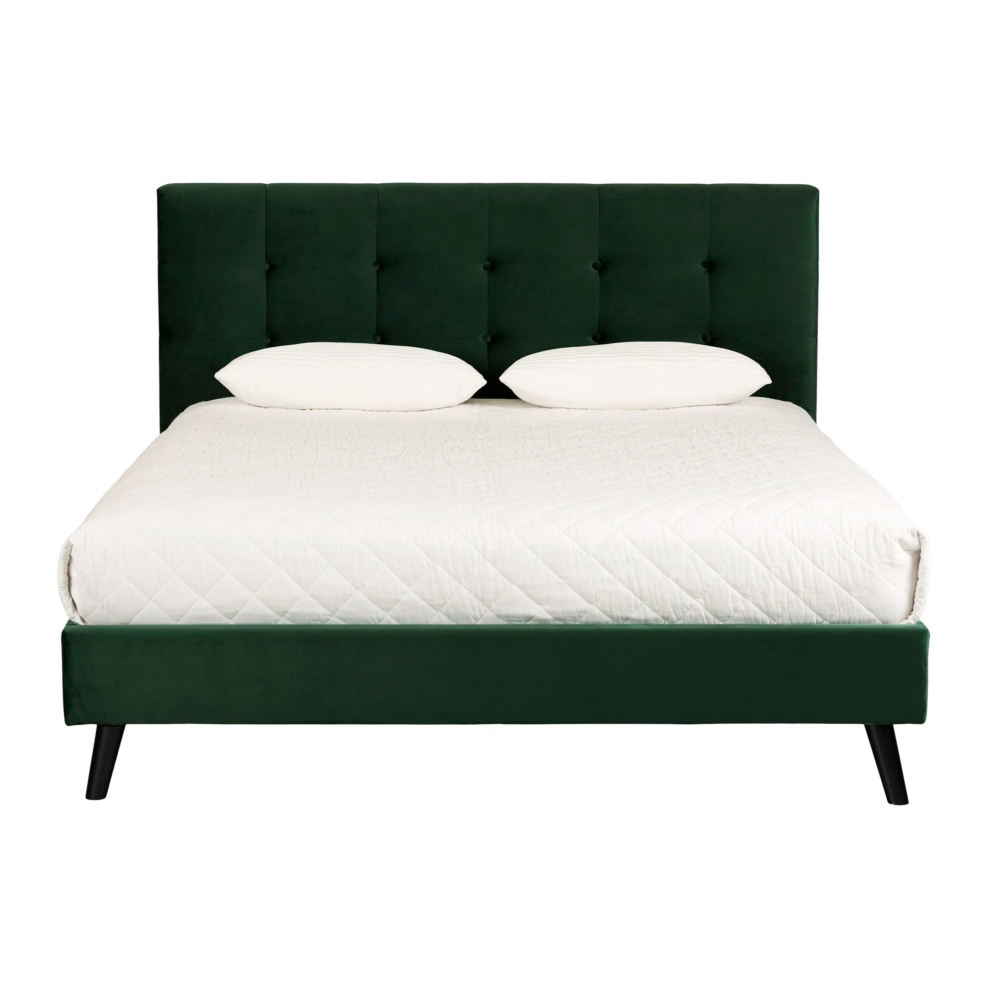 Upholstered Complete Platform Bed - Flam