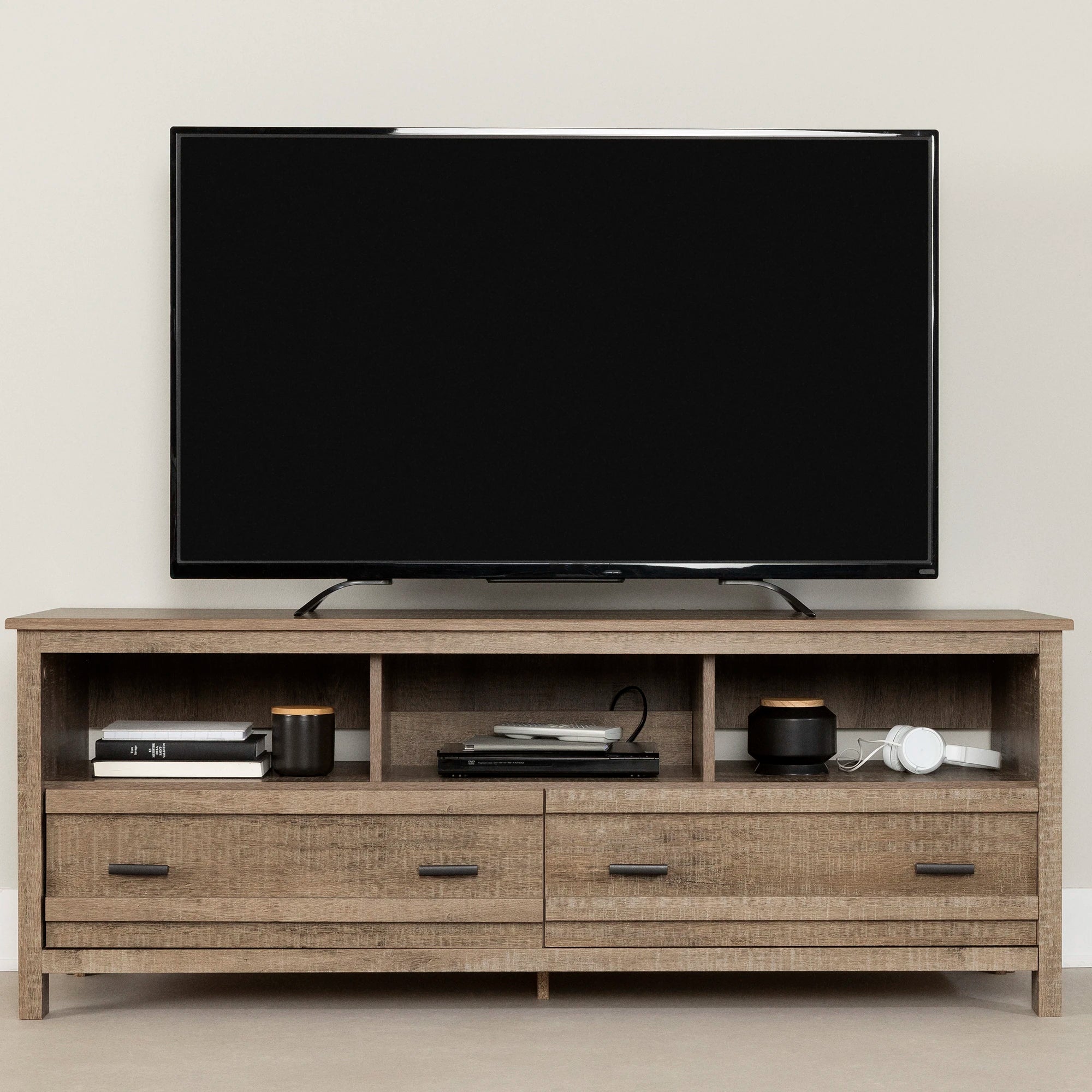 TV Stand with Storage - Exhibit