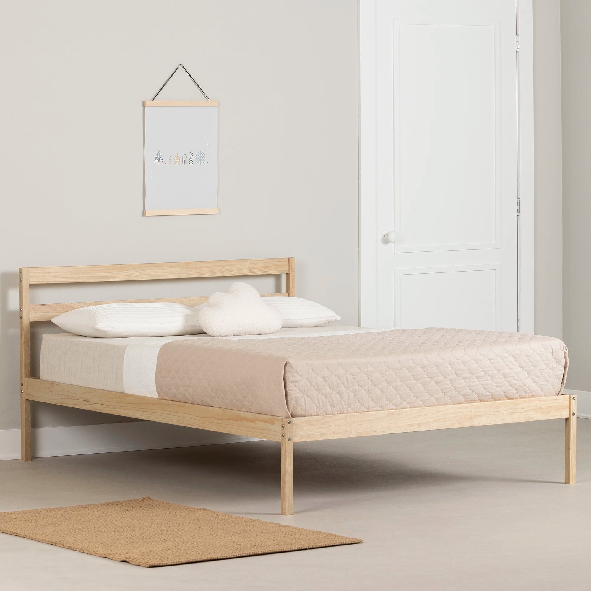 Wooden Bed - Sweedi