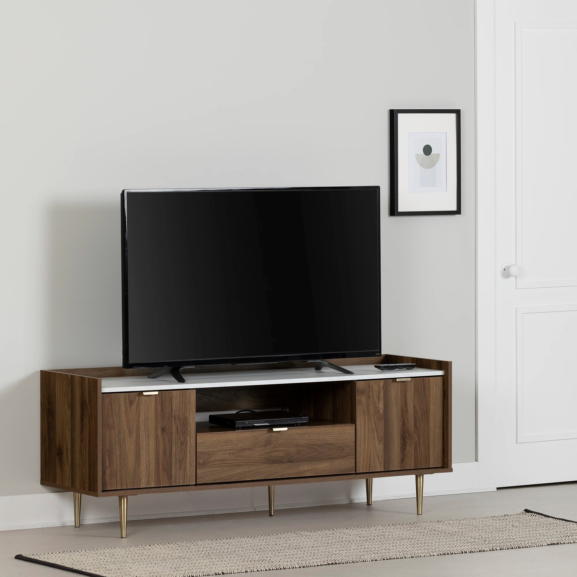 TV Stand with Doors and Drawer - Hype