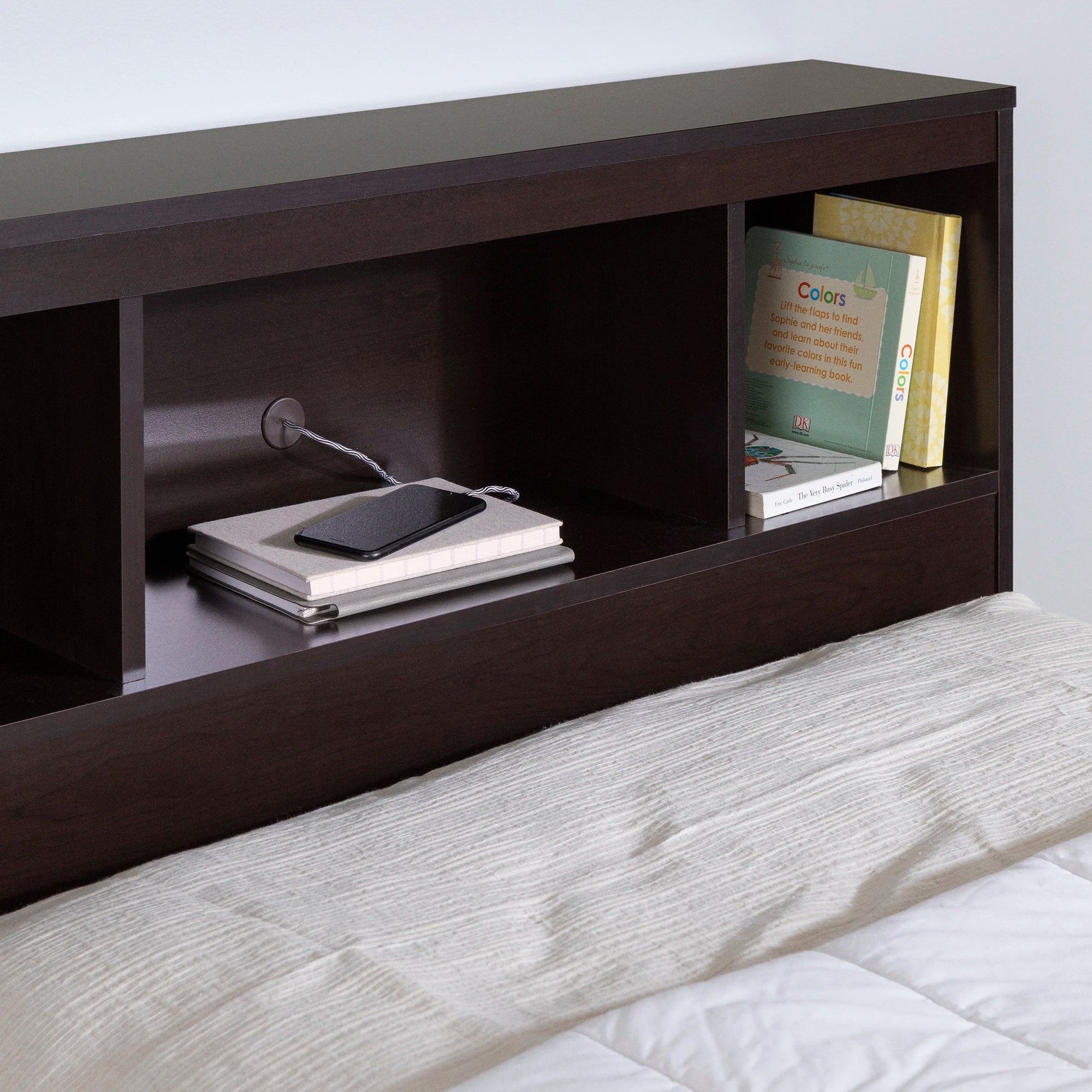 Storage Bed and Bookcase Headboard Set - Spark