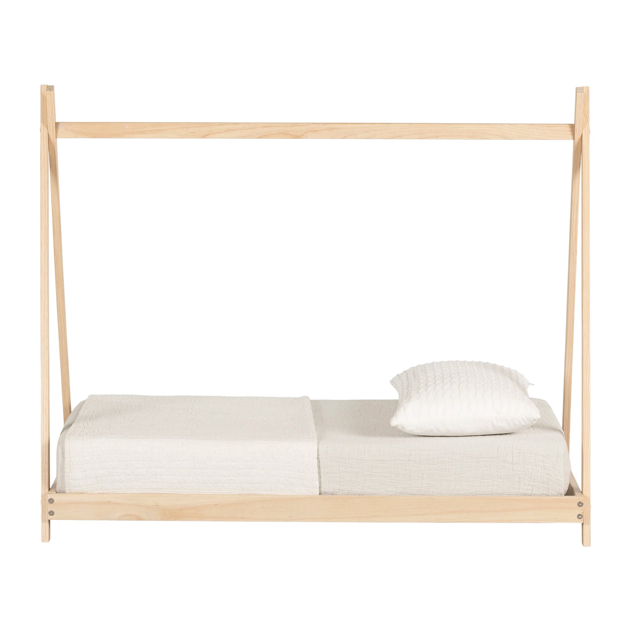 Solid Wood Toddler Bed - Sweedi