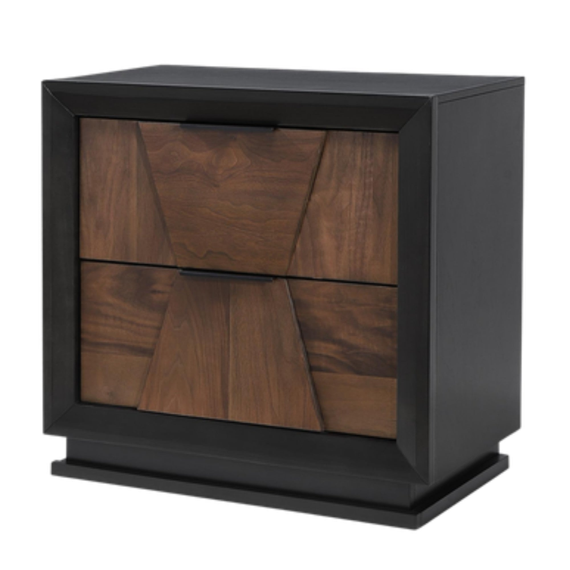 Zolano – Espresso Walnut Wood King Bedroom Set