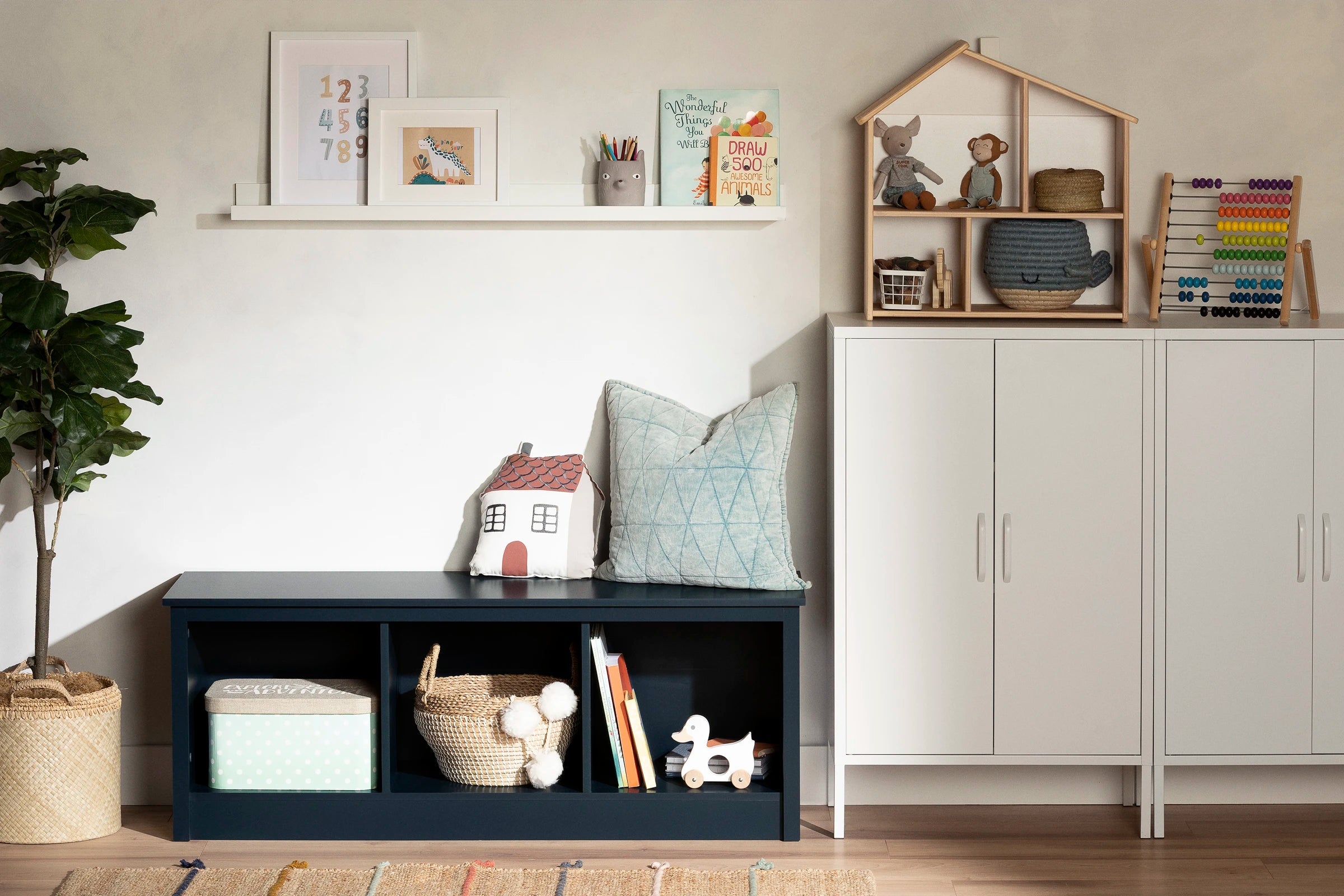 Mudroom bench with storage - Toza