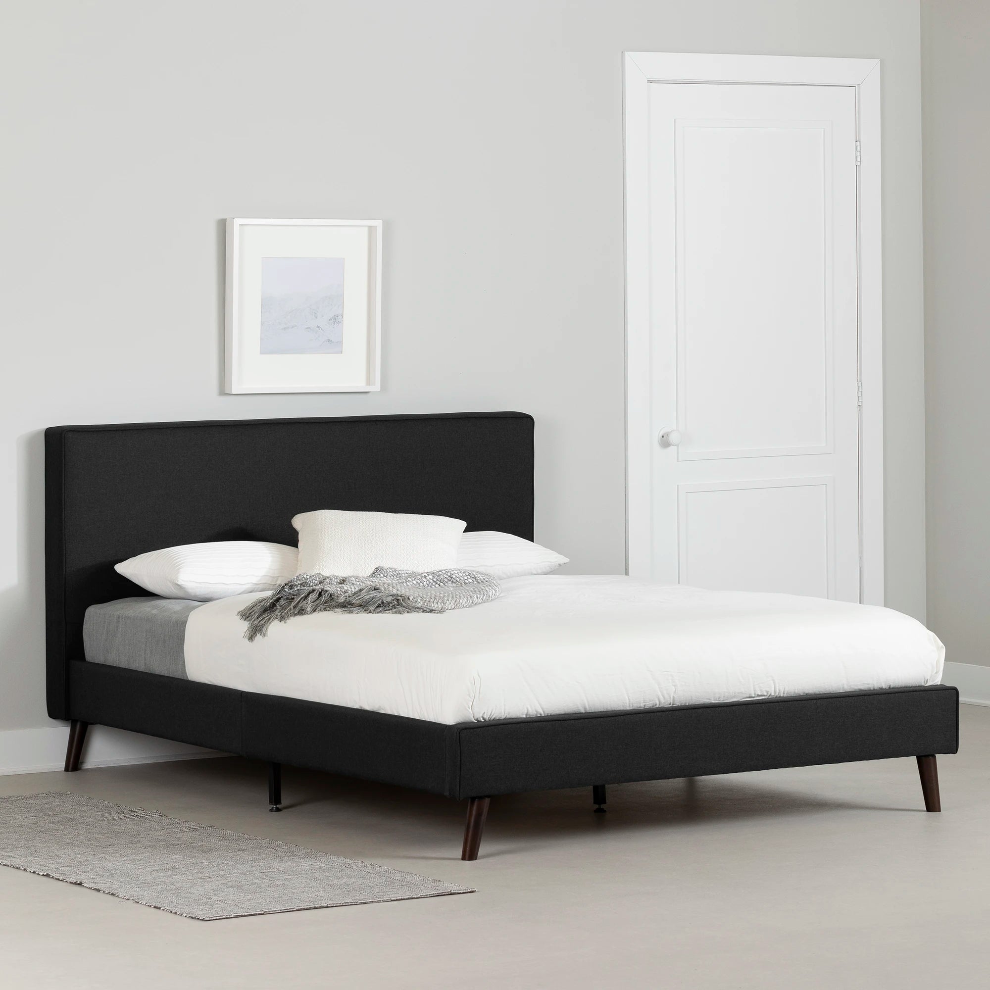 Upholstered Complete Bed - Musano